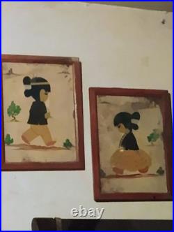 Old time rare and collectible Native American boy and girl pictures