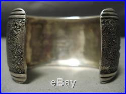 One Of The Most Rare Vintage Navajo Thomas Singer Sterling Silver Bracelet