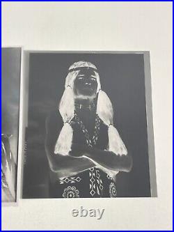 Original Rare Native American Indian Chief Vintage Photo Negative 8 X 10