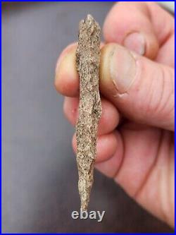 Paleothic/Archaic Hafted Drill. Excellent Condition. Very Rare. 2 5/8 length