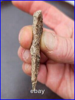 Paleothic/Archaic Hafted Drill. Excellent Condition. Very Rare. 2 5/8 length