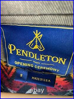 Pendleton Opening Ceremony Coat Womens Small Colorful Aztec Native American Rare