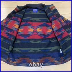 Pendleton Wool Jacket Native Multi Color Mens Size S Vintage Made in USA Rare