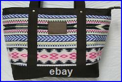 Pendleton Wool Tote Bag Matching Pocketbook Native American Design 11x14x6