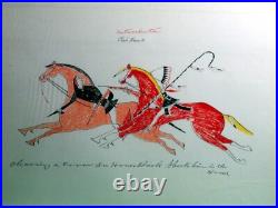 Plains Indian Ledger Book Art Rare Milwaukee Public Museum 34 Plate Portfolio