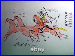 Plains Indian Ledger Book Art Rare Milwaukee Public Museum 34 Plate Portfolio