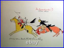 Plains Indian Ledger Book Art Rare Milwaukee Public Museum 34 Plate Portfolio