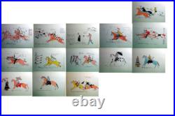 Plains Indian Ledger Book Art Rare Milwaukee Public Museum 34 Plate Portfolio