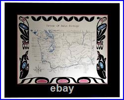 Portrait Of Indian Heritage by George David Rare Map