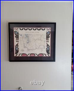 Portrait Of Indian Heritage by George David Rare Map