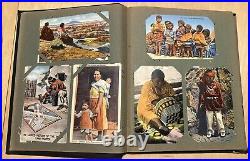 RARE 1930 1940 Native American Indian Postcards 1 CENT BENJAMIN FRANKLIN STAMP