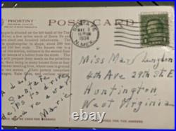 RARE 1930 1940 Native American Indian Postcards 1 CENT BENJAMIN FRANKLIN STAMP