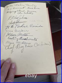 RARE 1936 Indians Of Today Gridley 1stEd. 23+ Signatures Prior Owner Poss. Ragna