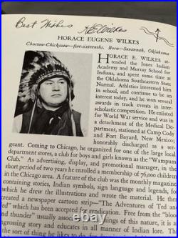 RARE 1936 Indians Of Today Gridley 1stEd. 23+ Signatures Prior Owner Poss. Ragna