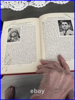 RARE 1936 Indians Of Today Gridley 1stEd. 23+ Signatures Prior Owner Poss. Ragna
