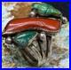 RARE-1940s-Zuni-Leekya-Deyuse-Sterling-Turquoise-Coral-Bird-Leaf-Ring-Size-7-5-01-vtu