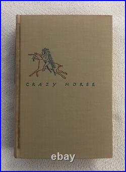 RARE 1st Ed. 1942 CRAZY HORSE Mari Sandoz INDIAN WAR Sioux CUSTER Little Bighorn