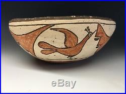 RARE 20th C. Native American Zia Seferina Bell Pottery Bowl Southwestern Pueblo
