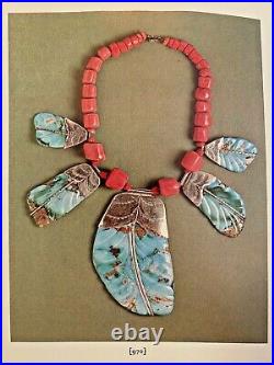 RARE! A Carved Turquoise Necklace Attributed to Leekya Deyuse