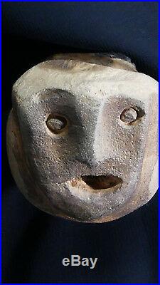 RARE Ancient Native American Shaman's Stone Human Effigy Pipe! Fort Ancient, Ohio