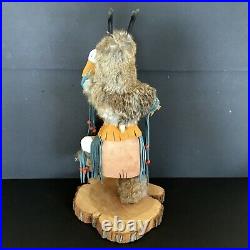 RARE Antelope Kachina Doll 18 Authentic Native American, Navajo, Signed, 1980s