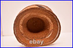 RARE Antique Native American California Hupa / Yurok Pedestal Basket