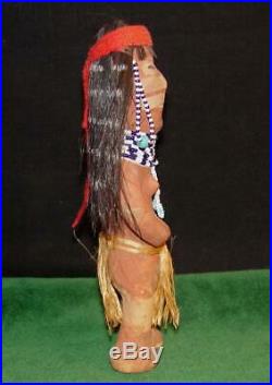 RARE Antique Native American Mojave Clay Female Indian Doll