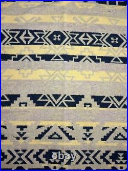 RARE Antique Native American Ojibwe Chippewa CAMP BLANKET Tomahawk, WI READ