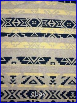 RARE Antique Native American Ojibwe Chippewa CAMP BLANKET Tomahawk, WI READ