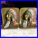 RARE-Antique-VTG-Hand-Painted-Heavy-Metal-Native-American-Indian-Chief-Bookends-01-hf