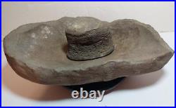 RARE Authentic Early Native American Indian Unique Hand Grinding Stone Pestal
