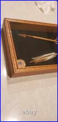 RARE Authentic Native American Territory Crossing Coup Arrows, Handcrafted