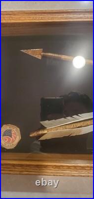 RARE Authentic Native American Territory Crossing Coup Arrows, Handcrafted