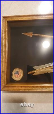 RARE Authentic Native American Territory Crossing Coup Arrows, Handcrafted