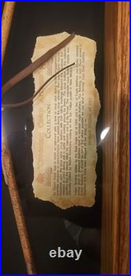 RARE Authentic Native American Territory Crossing Coup Arrows, Handcrafted