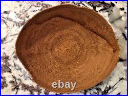 RARE Beautiful Native American Hupa Hat Basket