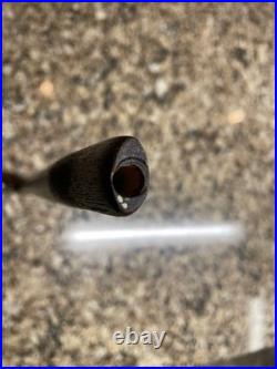 RARE & COMPLETE BRONZE PIPE smoke TOMAHAWK WITH DOVETAILED STEEL BIT