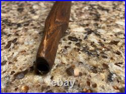 RARE & COMPLETE BRONZE PIPE smoke TOMAHAWK WITH DOVETAILED STEEL BIT
