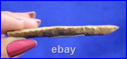 RARE Cumberland Point COA Authentic Prehistoric Arrowhead Native American Indian