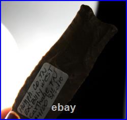 RARE Cumberland Point COA Authentic Prehistoric Arrowhead Native American Indian