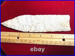 RARE DEAL 7 In Wadlow Point Missouri Archaic Native American Artifact Arrowhead