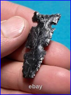 RARE ECCENTRIC NOTCHED Oregon Authentic Arrowheads Obsidian Artifacts Collection