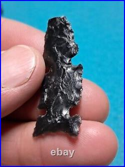 RARE ECCENTRIC NOTCHED Oregon Authentic Arrowheads Obsidian Artifacts Collection