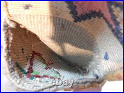 RARE FIND ANTIQUE c1890-1915 NEZ PERCE' PLATEAU INDIAN CORNHUSK WALL POUCH