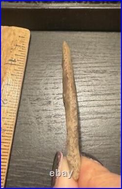 RARE! Fluted Cumberland Point Arrowhead Native American Indian