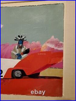 RARE! HTF Louis De Mayo Original Acrylic Painting- Contemporary Native American