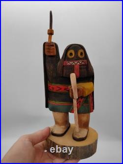 RARE Hopi Ogre Woman Kachina by Sterling Francis Jr. 10