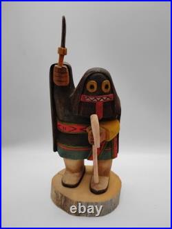 RARE Hopi Ogre Woman Kachina by Sterling Francis Jr. 10