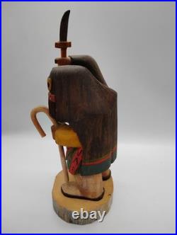 RARE Hopi Ogre Woman Kachina by Sterling Francis Jr. 10