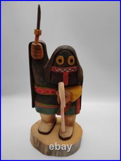 RARE Hopi Ogre Woman Kachina by Sterling Francis Jr. 10